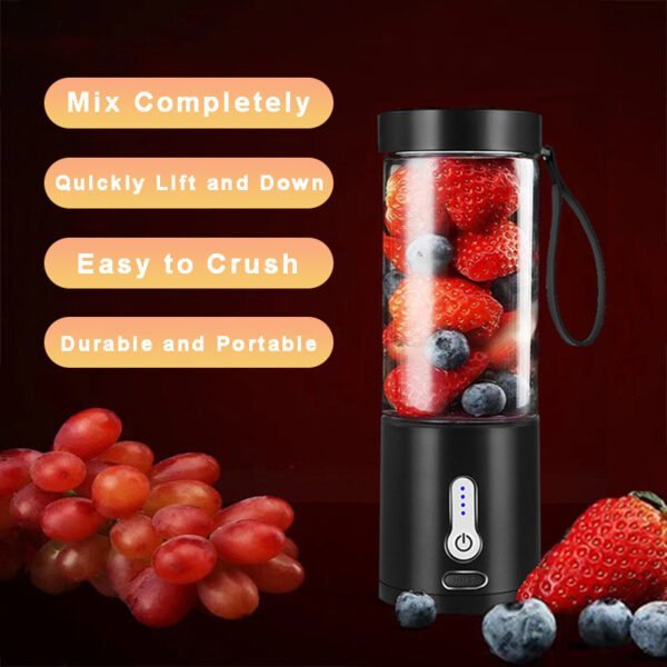 portable hand-operated juice blender