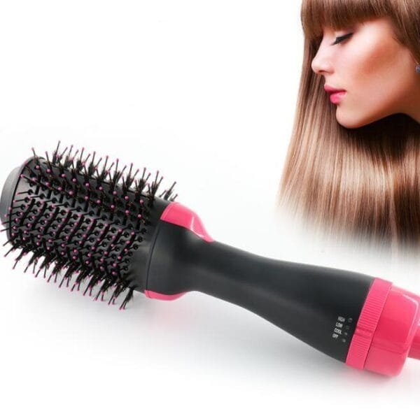 One-Step Electric Hair Dryer & Styler Combines drying, straightening, and curling in one tool. - Image 8