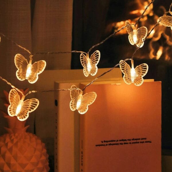 3M 20-Light Butterfly Christmas String Lights – Festive Home Decoration - Image 4