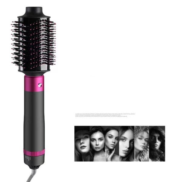 5-in-1 Professional Hair Dryer Brush, Straightener, Curler, and Styling Tool - Image 9