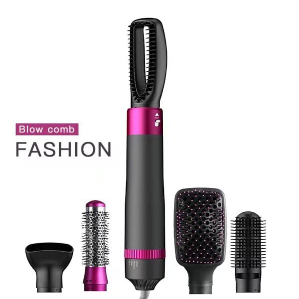 5-in-1 Professional Hair Dryer Brush, Straightener, Curler, and Styling Tool - Image 7