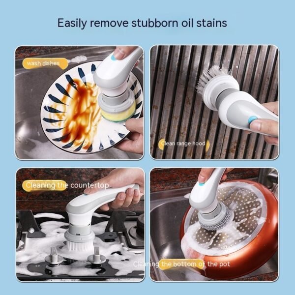 4-in-1 Electric Cleaning Brush – Cordless & Portable Handheld Scrubber - Image 10