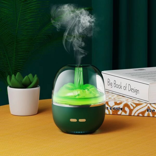 Ultrasonic Air Humidifier & Essential Oil Diffuser – Aromatherapy with Colorful Light - Image 2