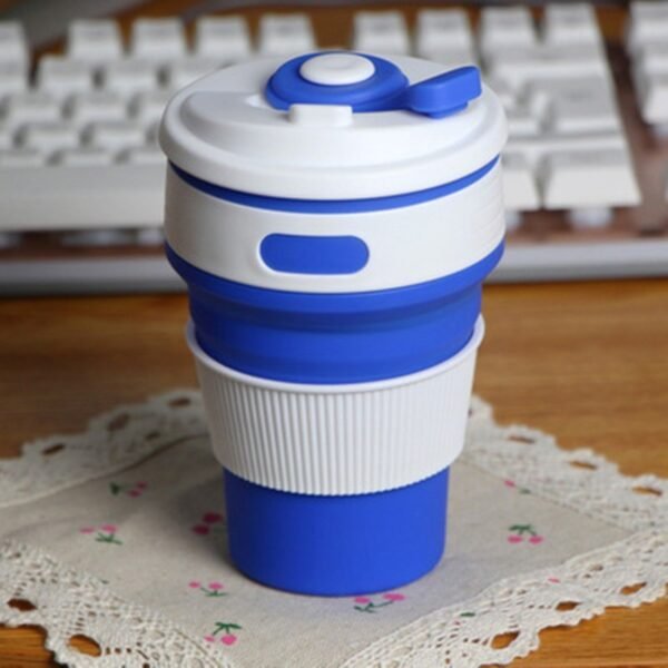 Collapsible Silicone Travel Mug – BPA-Free & Food-Grade - Image 3