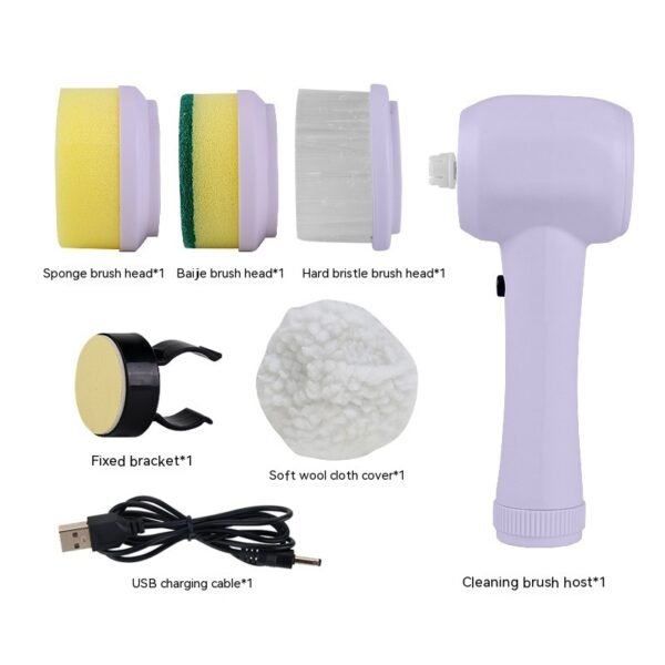 4-in-1 Electric Cleaning Brush – Cordless & Portable Handheld Scrubber - Image 8