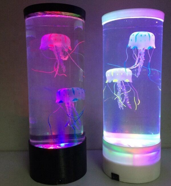 LED Jellyfish Aquarium Lamp – USB Powered Night Light - Image 6