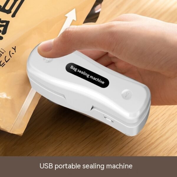 Rechargeable Mini USB Sealing Machine – Portable Kitchen Gadget - Image 4