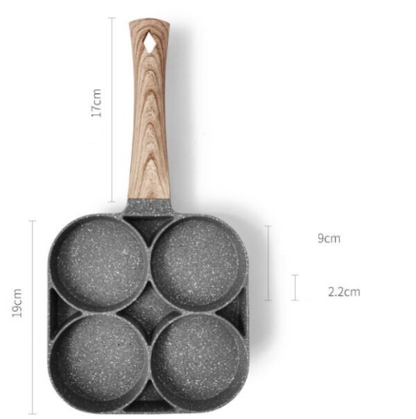 Four-Hole Non-Stick Omelette Pan - Image 8