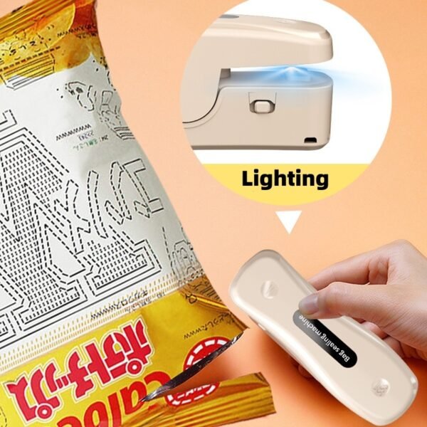 The rechargeable mini USB sealing machine