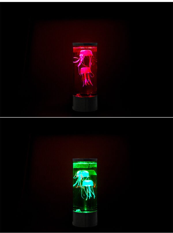 LED Jellyfish Aquarium Lamp – USB Powered Night Light - Image 4