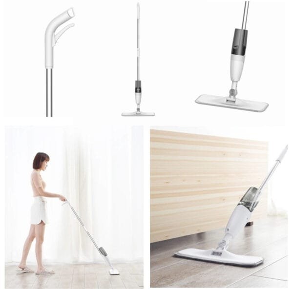 Xiaomi Deerma 360° Water Sprayer Floor Cleaner, Carbon Fiber Mop - Image 4