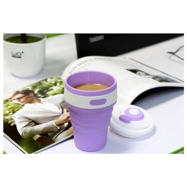 Collapsible Silicone Travel Mug – BPA-Free & Food-Grade - Image 2