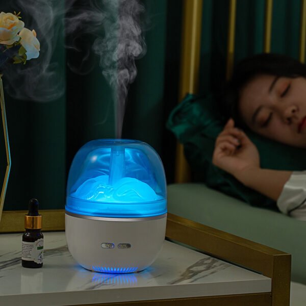 Ultrasonic Air Humidifier & Essential Oil Diffuser – Aromatherapy with Colorful Light - Image 6