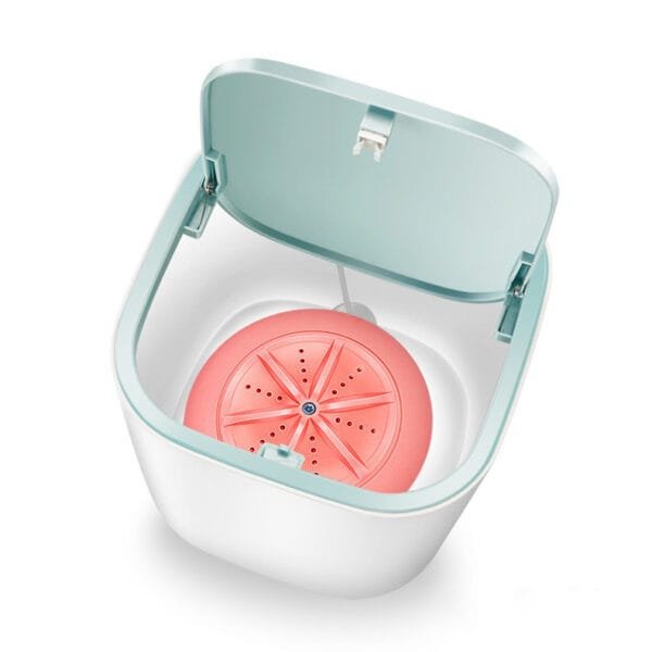 Mini Turbo Table Washing Machine for Small Laundry, Ideal for Dorms and Underwear - Image 2