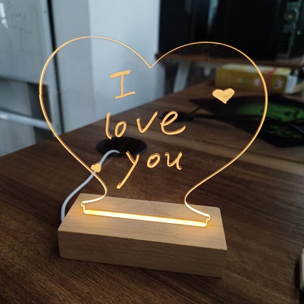 LED Message Board Night Light – USB-Powered Creative Gift for Kids & Girlfriends - Image 6