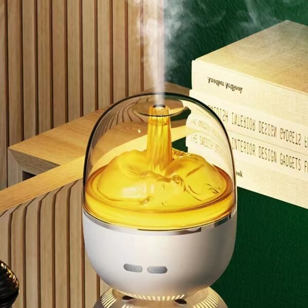 Ultrasonic Air Humidifier & Essential Oil Diffuser – Aromatherapy with Colorful Light - Image 5