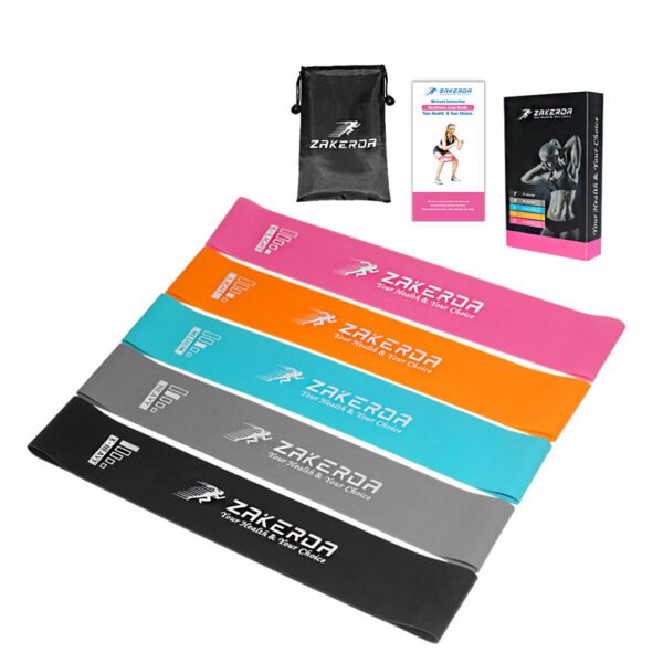 Yoga Resistance Rubber Bands Indoor Outdoor Fitness Equipment 0.35mm-1.1mm Pilates Sport Training Workout Elastic Bands - Image 4