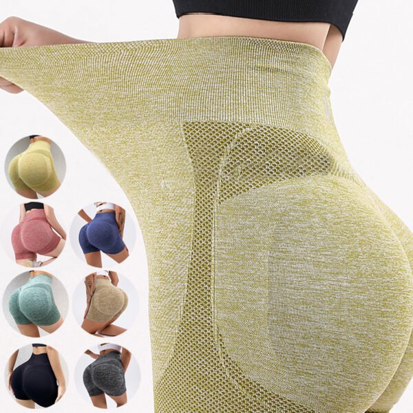 Seamless Butt-Lifting Yoga Shorts