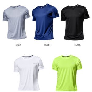Men’s Quick-Dry Breathable Sports T-Shirt – Lightweight Fitness Tee