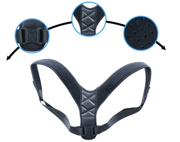 Medical Clavicle & Lower Back Posture Corrector Stra - Image 3