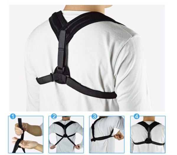 Medical Clavicle & Lower Back Posture Corrector Stra - Image 6