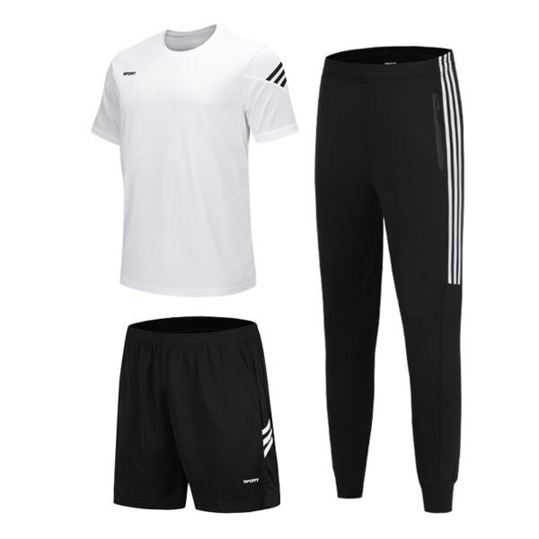 Men’s Short Sleeve Casual Sports & Training Set – Round Neck - Image 6