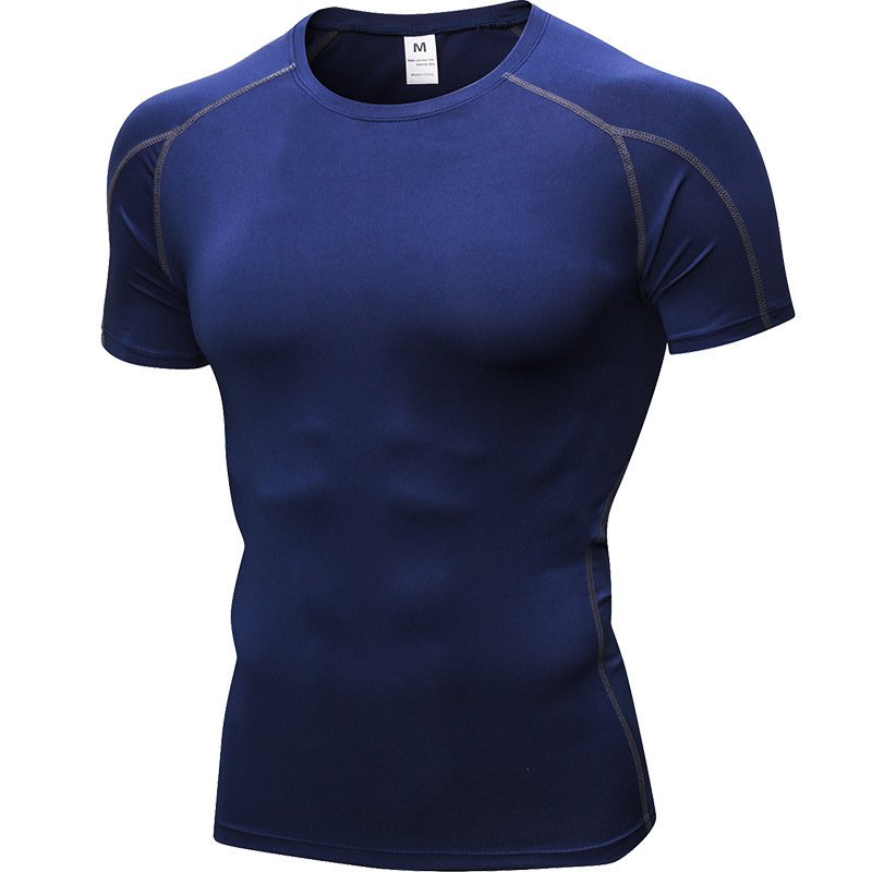 Men's PRO Tight Short Sleeve Fitness Exercise - Image 7