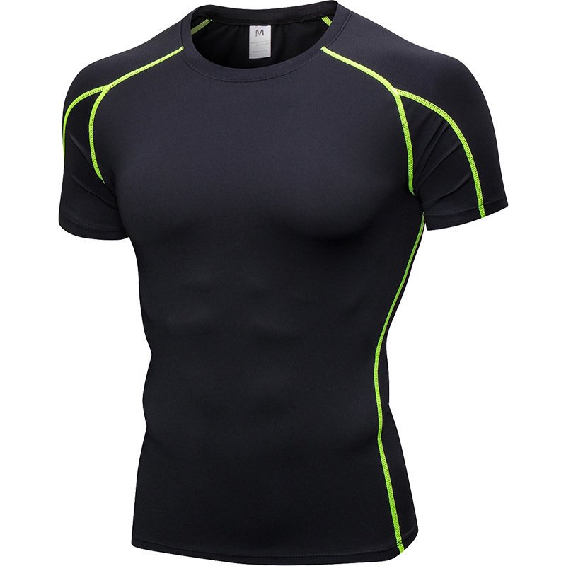 Men's PRO Tight Short Sleeve Fitness Exercise - Image 4