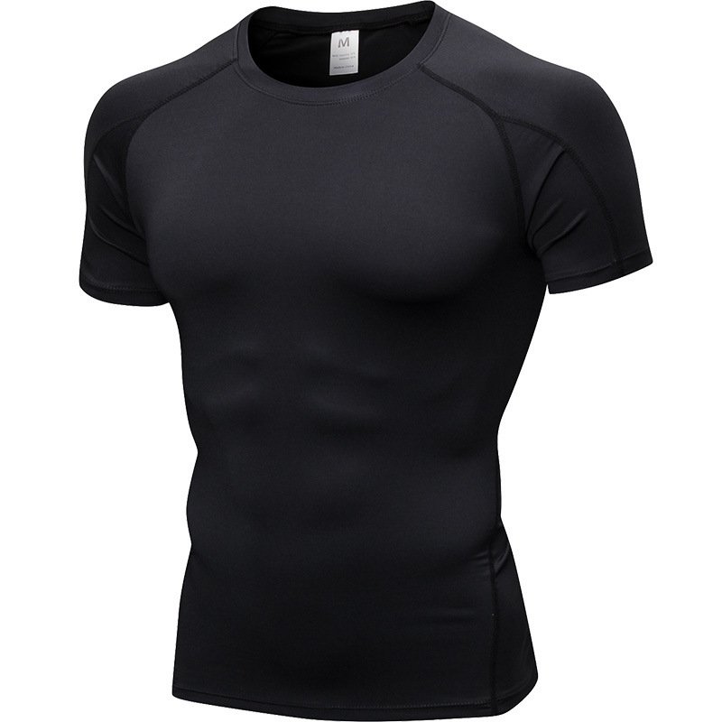 Men's PRO Tight Short Sleeve Fitness Exercise - Image 10