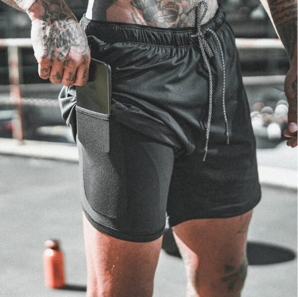 Pocket Compression Shorts – Lightweight, Breathable, Quick-Dry - Image 2
