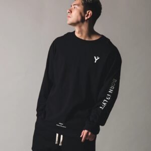 Men’s Long-Sleeve Gym Shirt – Casual & Comfortable Activewear