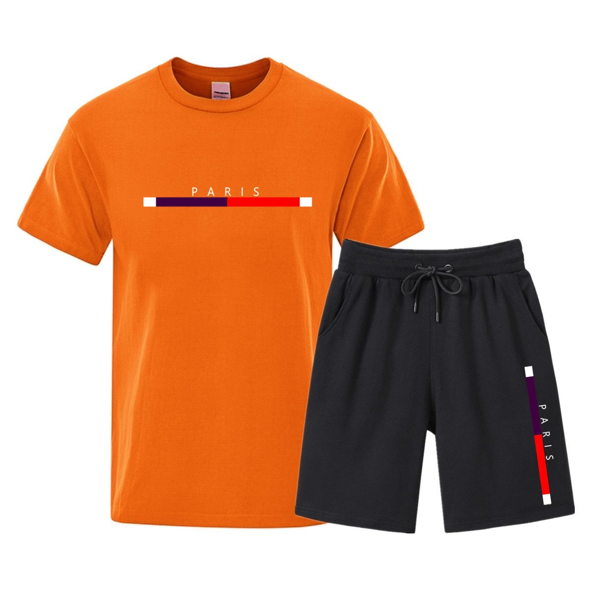 Men’s Cotton T-Shirt & Shorts Set – Fashionable Sports & Leisurewear - Image 8