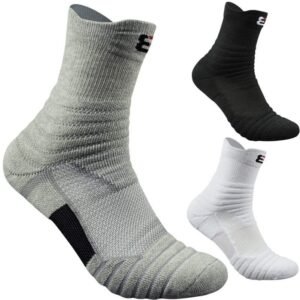 Men’s Cotton Blend Socks – 3 Pairs, Short & Mid-Calf, All Seasons