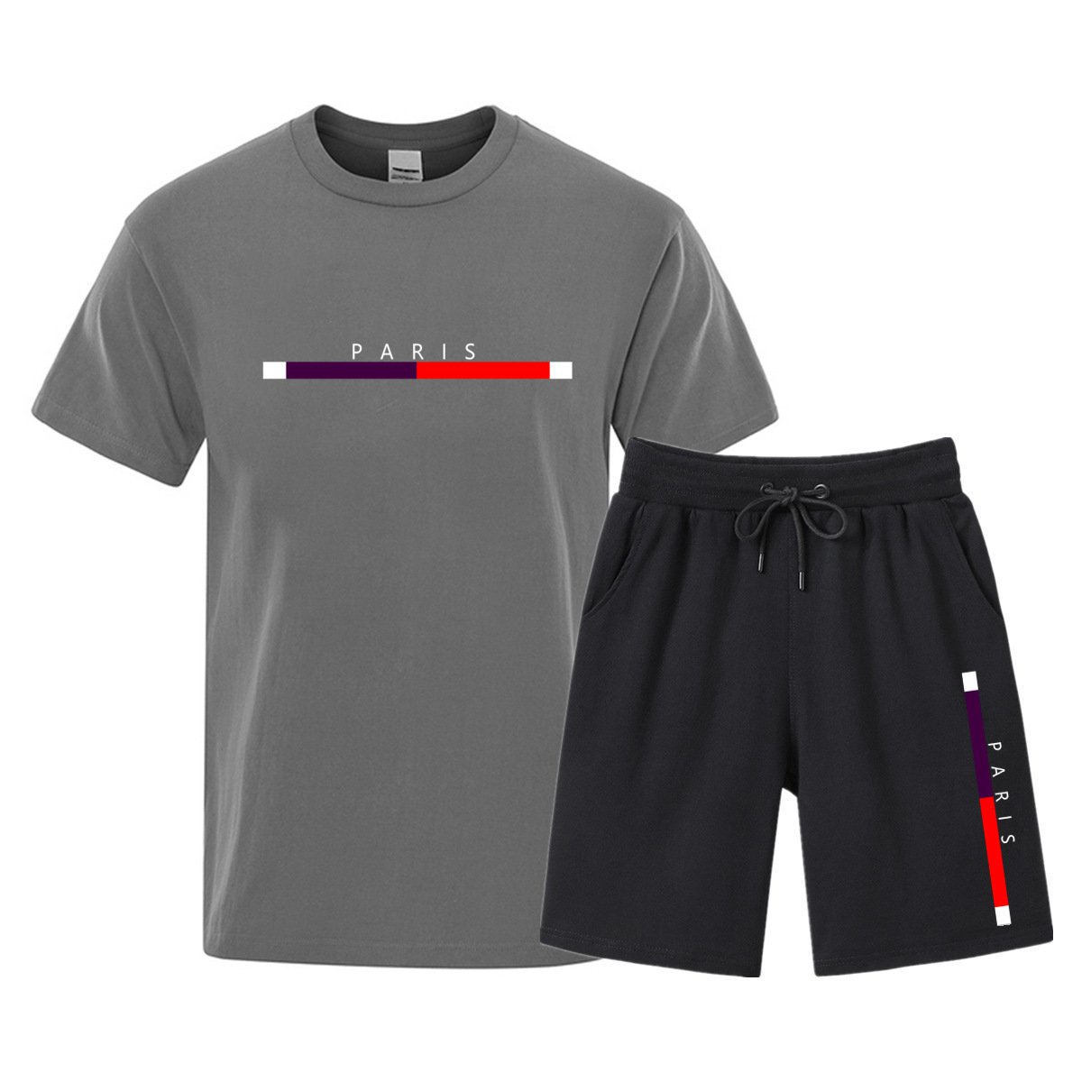 Men’s Cotton T-Shirt & Shorts Set – Fashionable Sports & Leisurewear - Image 10