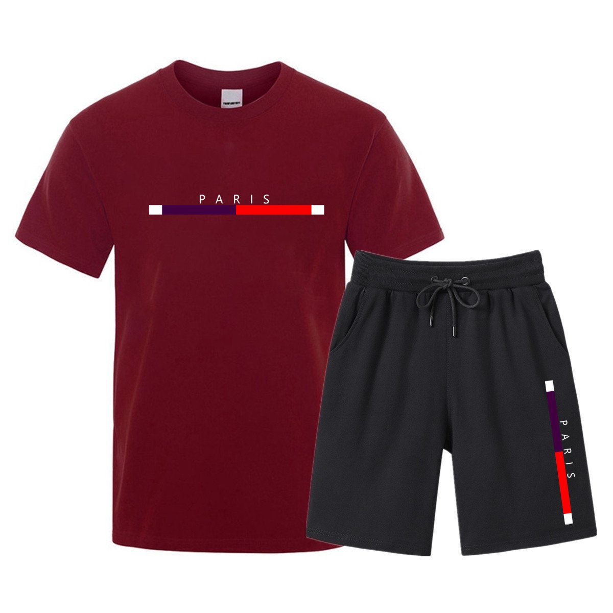 Men’s Cotton T-Shirt & Shorts Set – Fashionable Sports & Leisurewear - Image 7