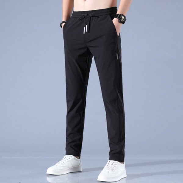Men's Ice Silk Summer Pants - Breathable Lightweight Casual Trousers - Image 3