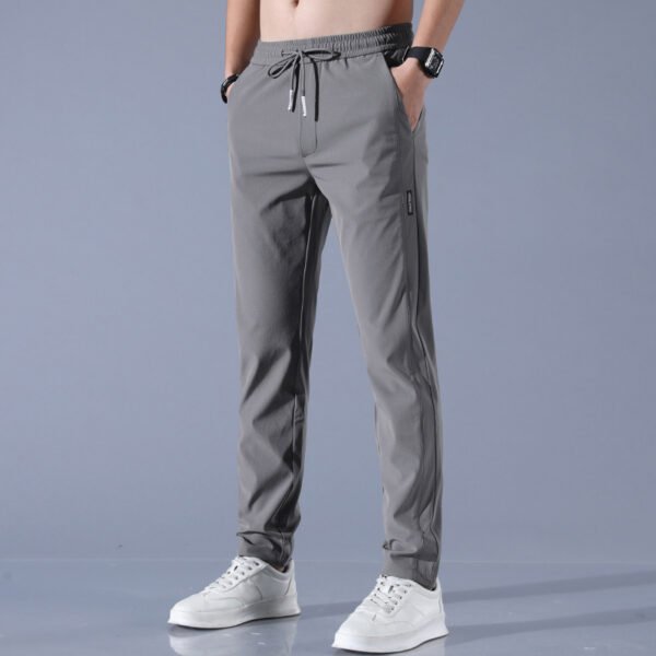 Men's Ice Silk Summer Pants - Breathable Lightweight Casual Trousers