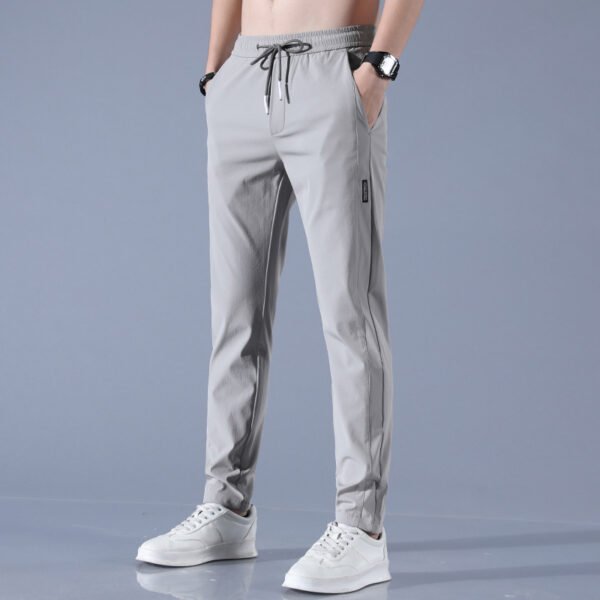 Men's Ice Silk Summer Pants - Breathable Lightweight Casual Trousers - Image 2