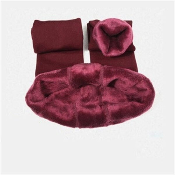 Warm Fur-Lined Leggings – Slim Fit Winter Pants - Image 9