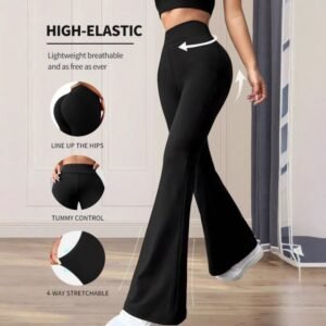 High-Waist Bootcut Yoga Pants