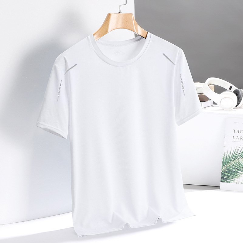 Men's Ice Silk Quick-Drying T-Shirt – Breathable and Trendy Top - Image 3