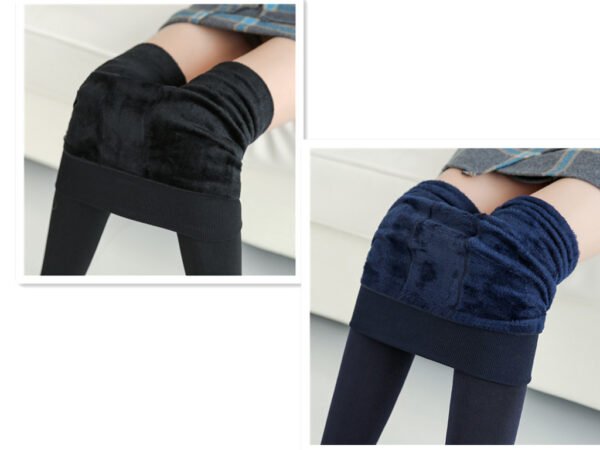 Warm Fur-Lined Leggings – Slim Fit Winter Pants - Image 10