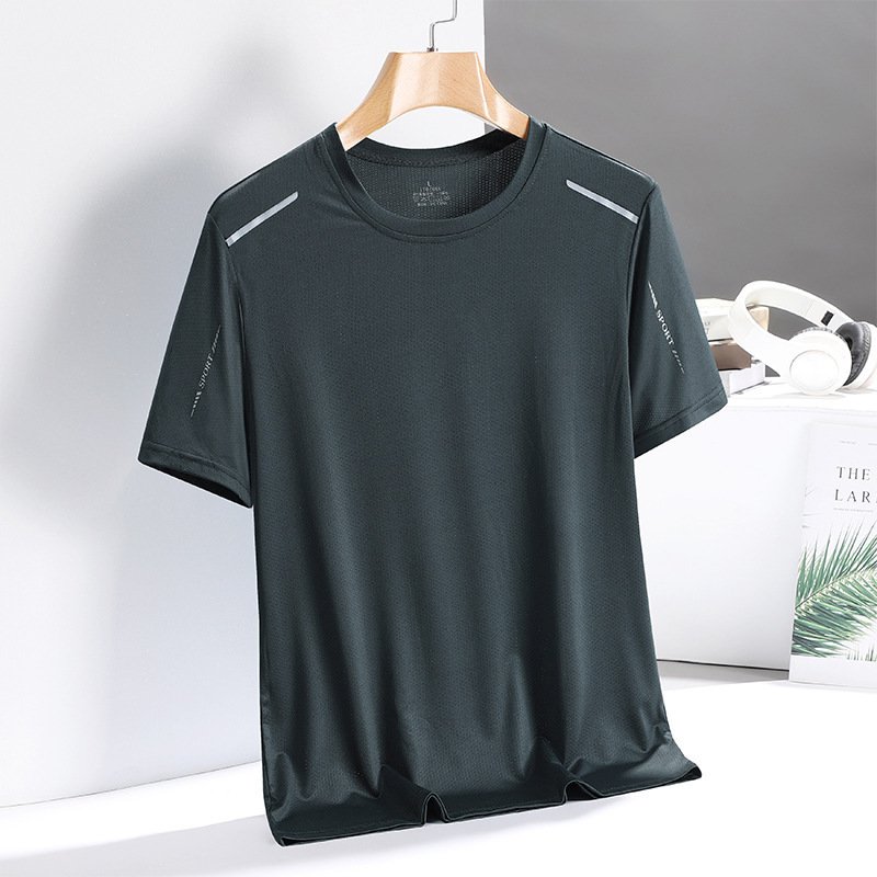 Men's Ice Silk Quick-Drying T-Shirt – Breathable and Trendy Top - Image 7