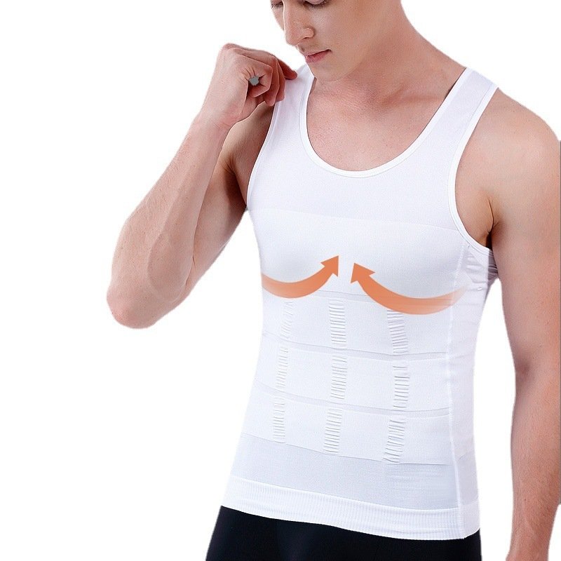 Men's Vest Shapewear – Summer Sports & Fitness Support - Image 3