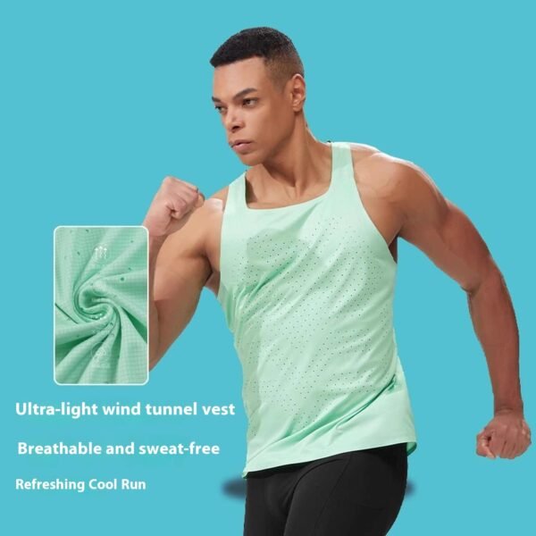 Professional Quick-Dry Running Vest – Marathon & Track Top