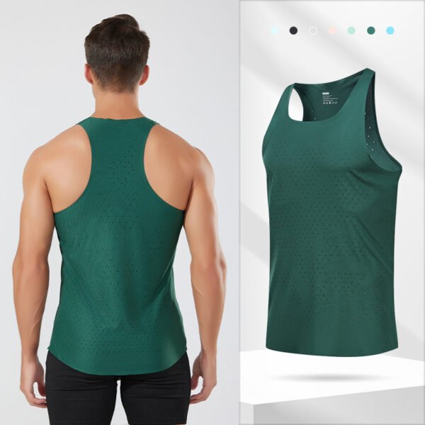 Professional Quick-Dry Running Vest – Marathon & Track Top - Image 8