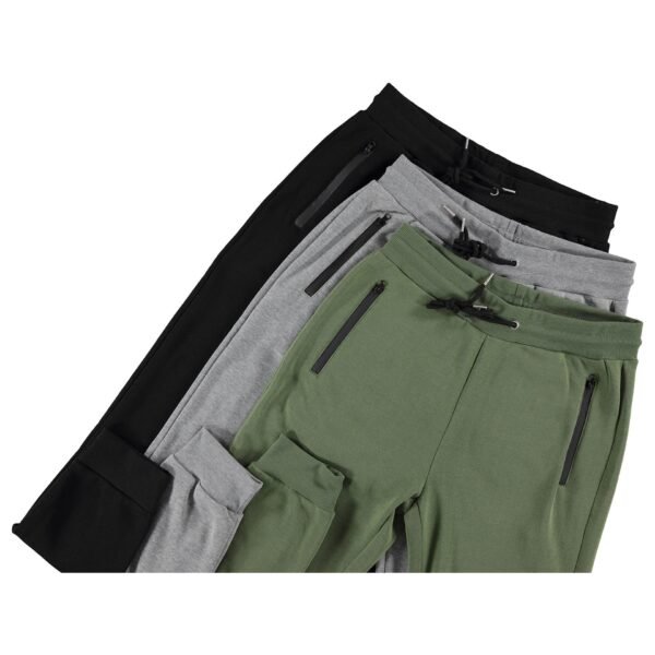 Men's Athletic Joggers with Zipper Pockets - Tapered Running Pants - Image 5