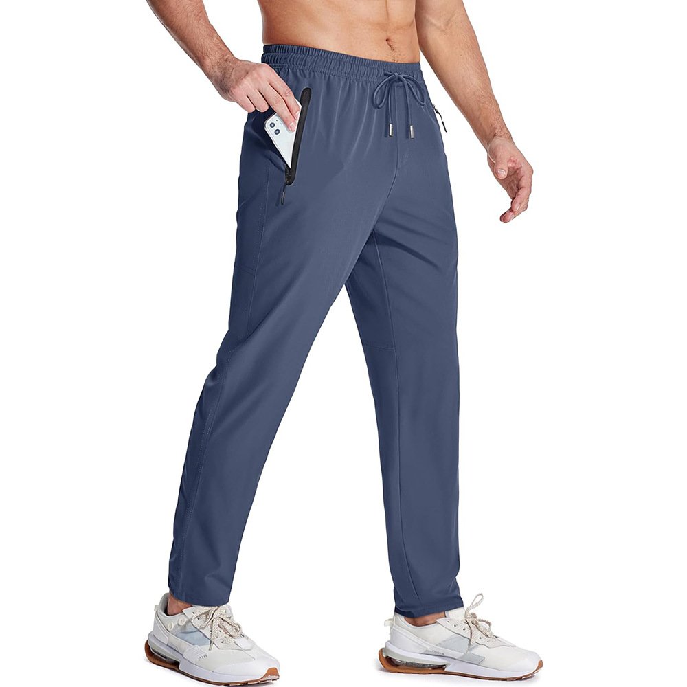 Men’s Casual Sports Pants – Loose Elastic Waist Basketball & Running Pants - Image 2