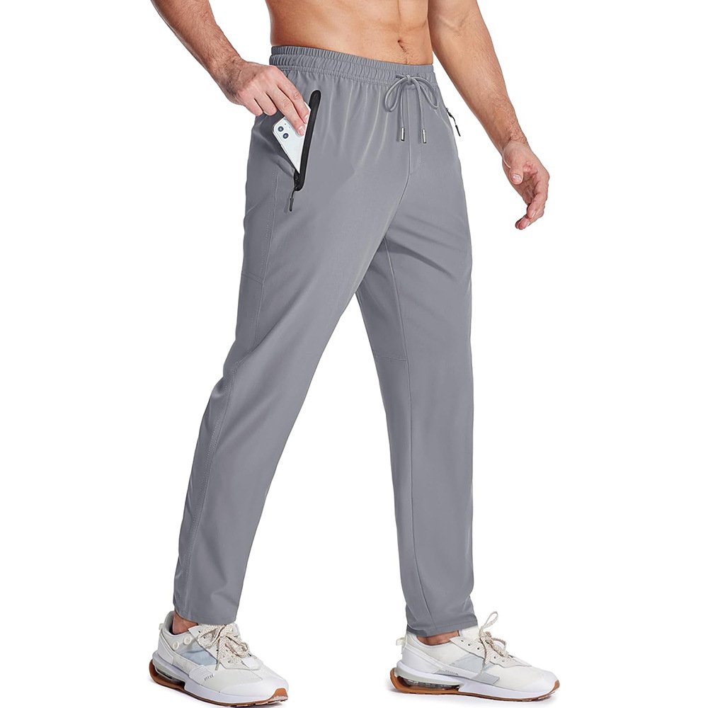 Men’s Casual Sports Pants – Loose Elastic Waist Basketball & Running Pants - Image 9