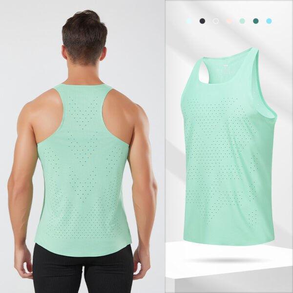 Professional Quick-Dry Running Vest – Marathon & Track Top - Image 7
